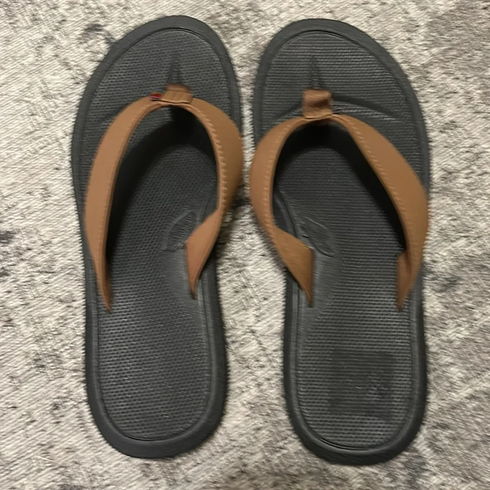 VANS MENS 10 NEXPA SYNTHETIC BROWN OFF THE WALL SUMMER FLIP FLOPS - Picture 2 of 9